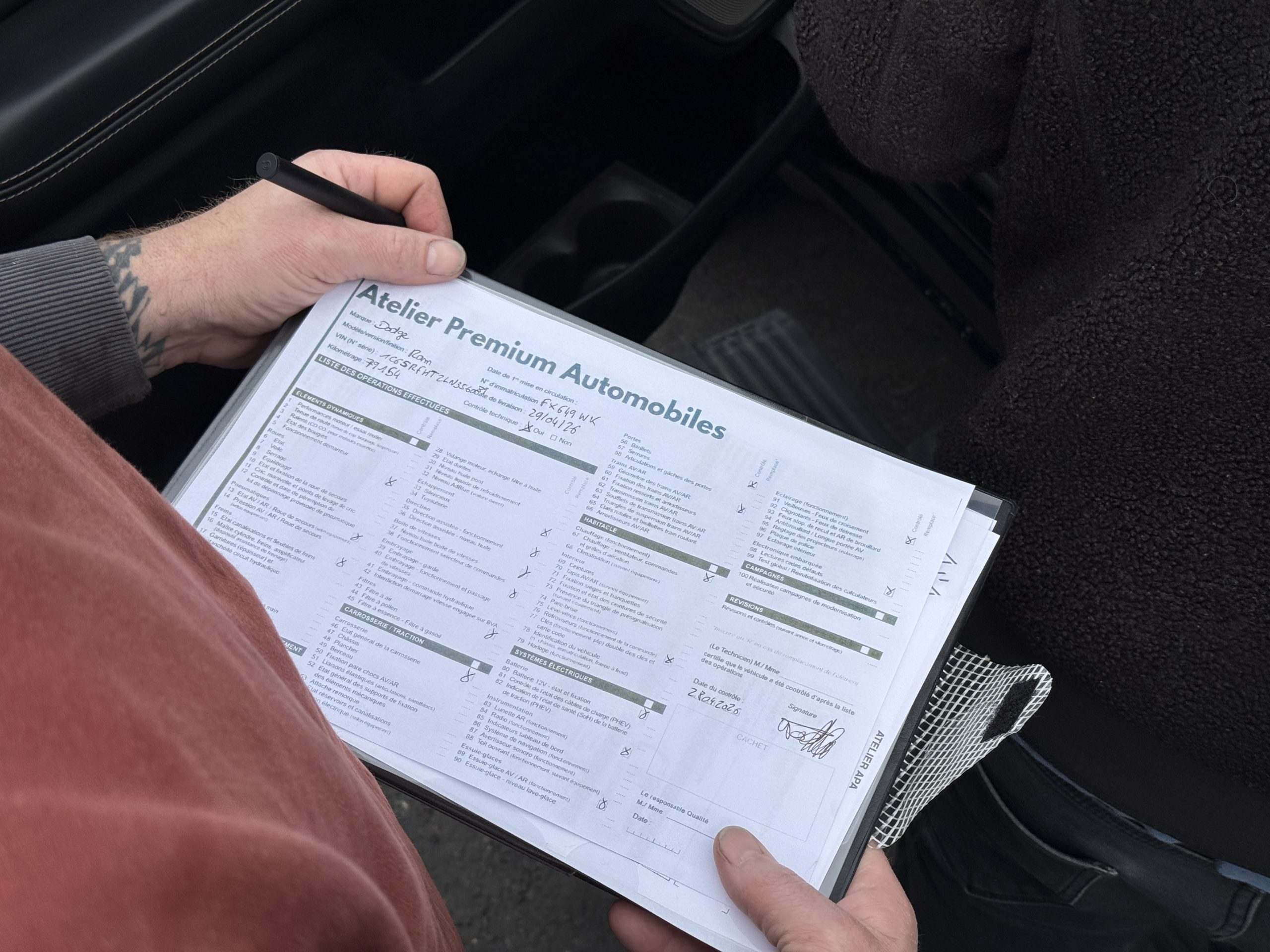 100 points de contrôle de votre véhicule à Erstein proche de Krafft